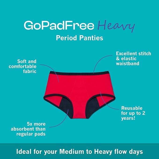 Leak Proof Panty for Medium to Heavy Flow