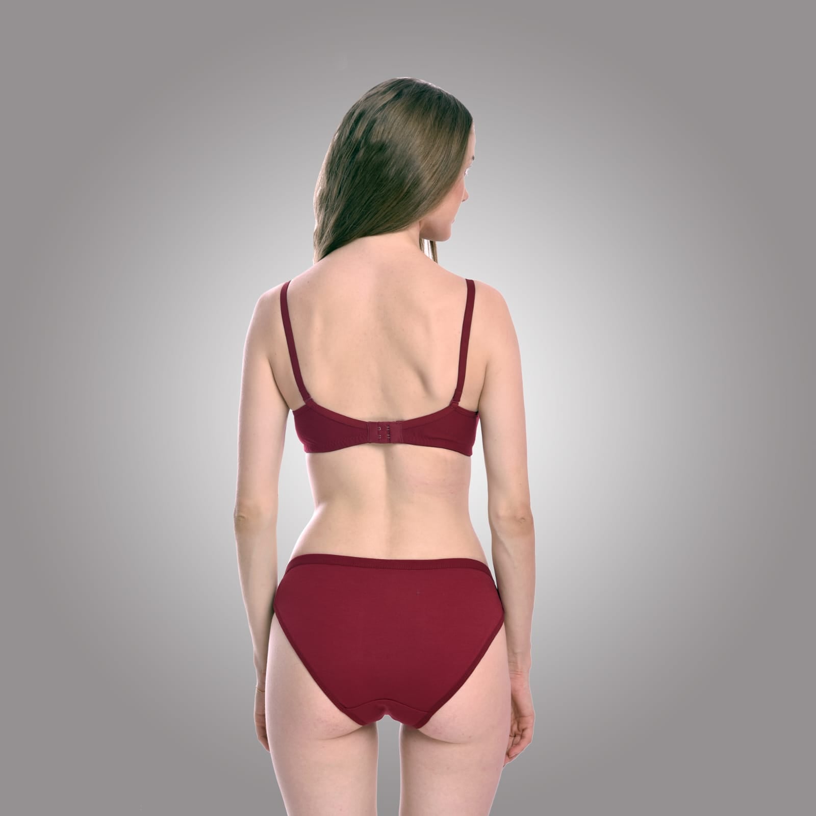 back view Liamoure best cotton bras without underwire Lightly Padded 