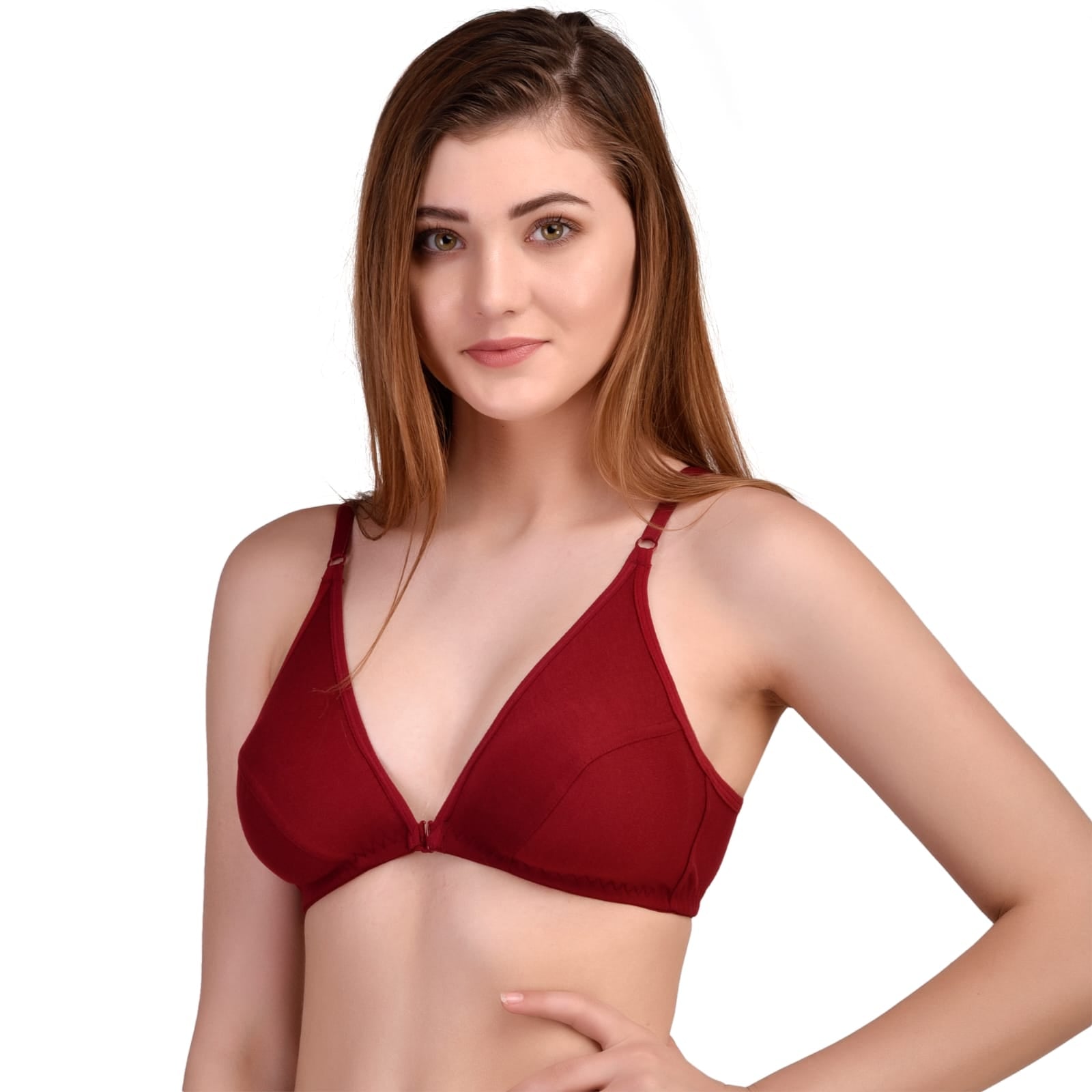 Liamoure Women's Best Front Closure T shirt Bra | Front Open T shirt Bra
