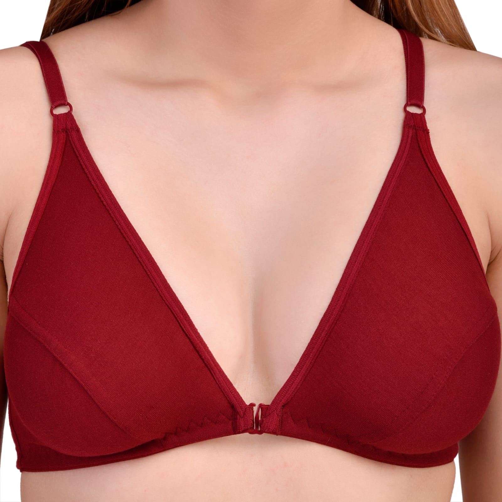 Liamoure Women's Best Front Closure T shirt Bra | Front Open T shirt Bra