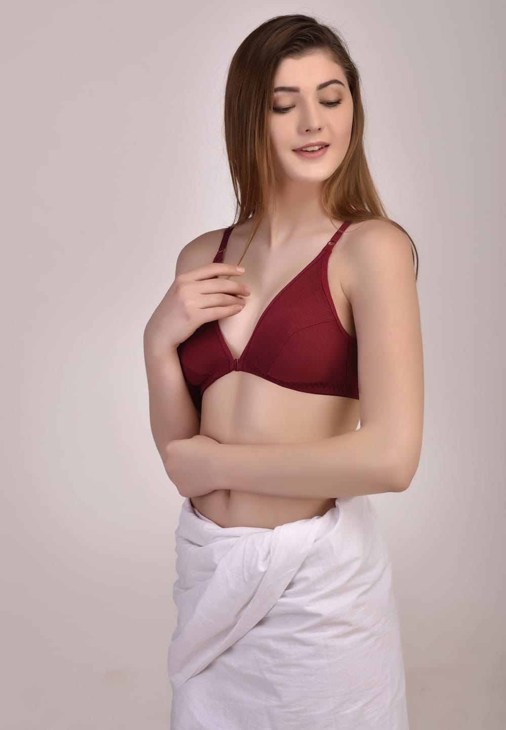 Liamoure Women's Best Front Closure T shirt Bra | Front Open T shirt Bra