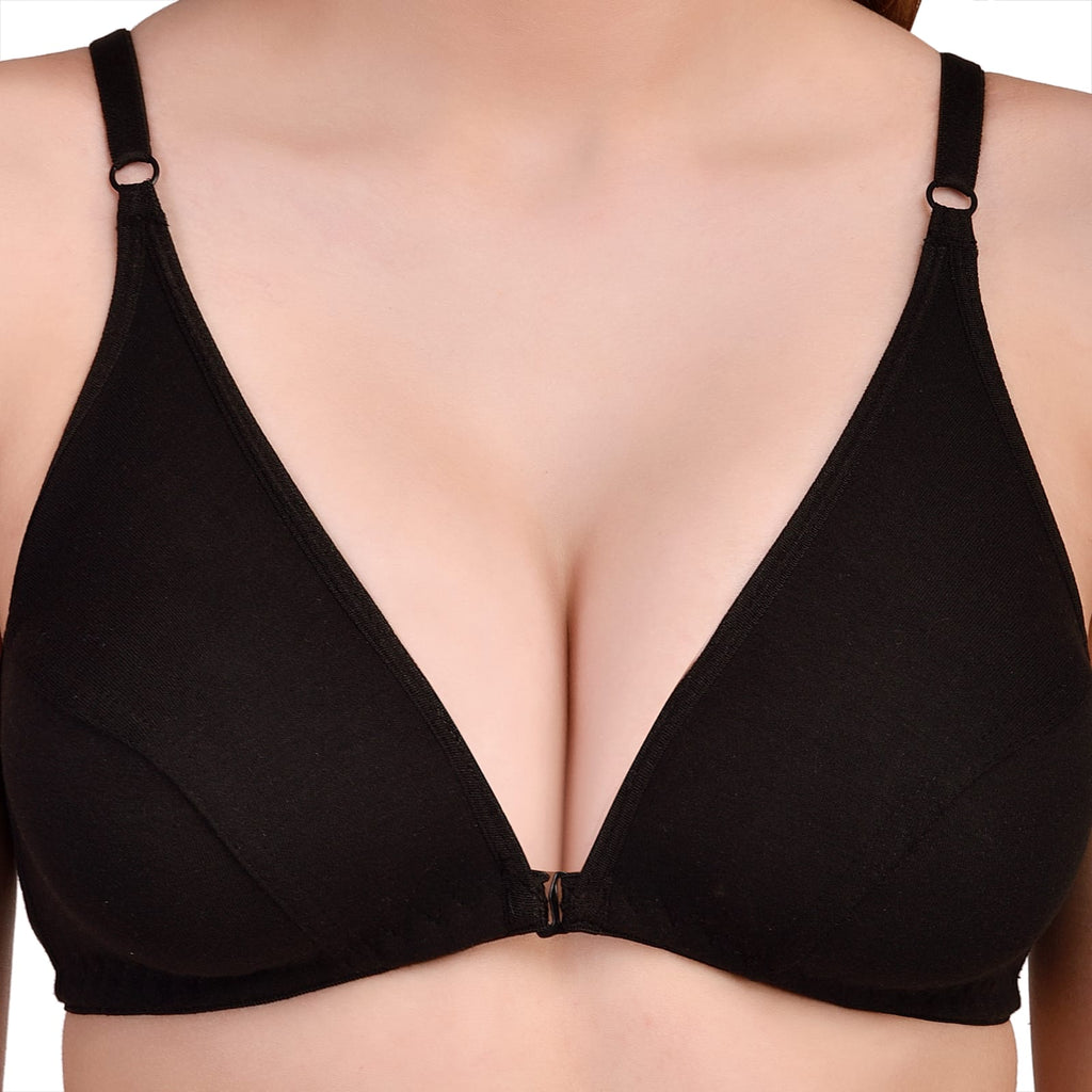 Liamoure Women's Best Front Closure T shirt Bra | Front Open T shirt Bra