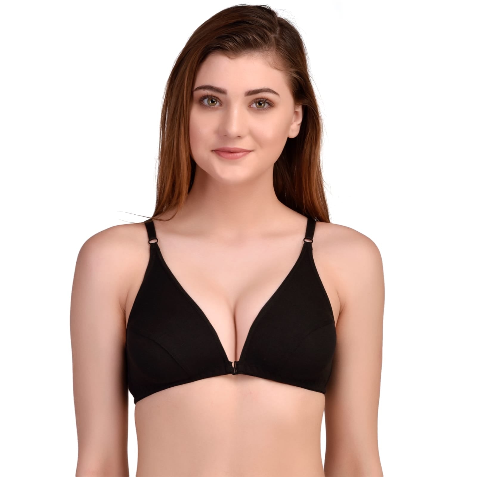 Liamoure Women's Best Front Closure T shirt Bra | Front Open T shirt Bra