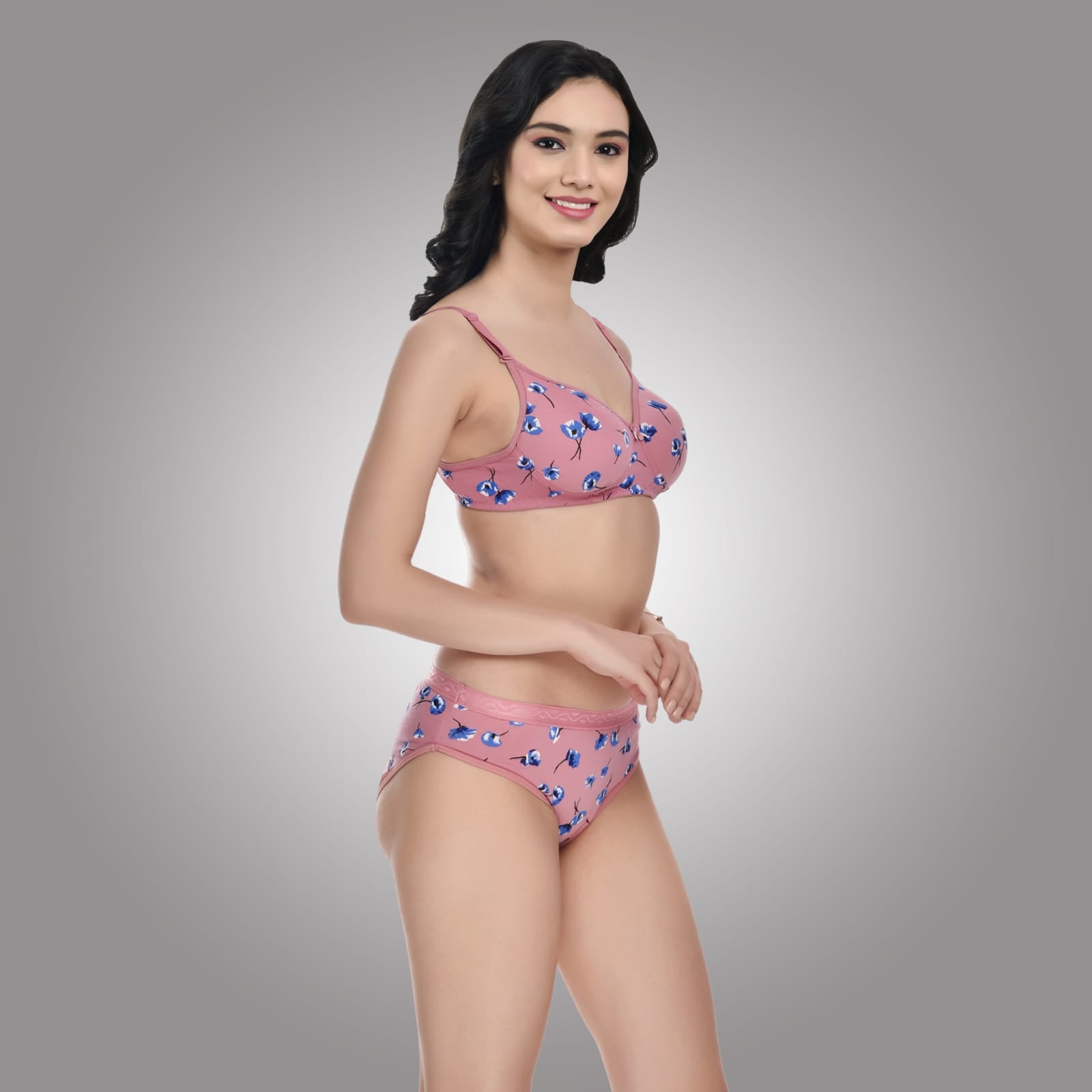 Liamoure Women's Cotton Blend Lightly Padded Wireless T-Shirt Bra