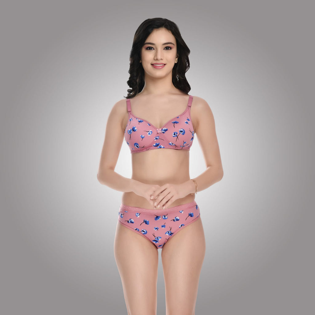 Liamoure Women's Cotton Blend Lightly Padded Wireless T-Shirt Bra