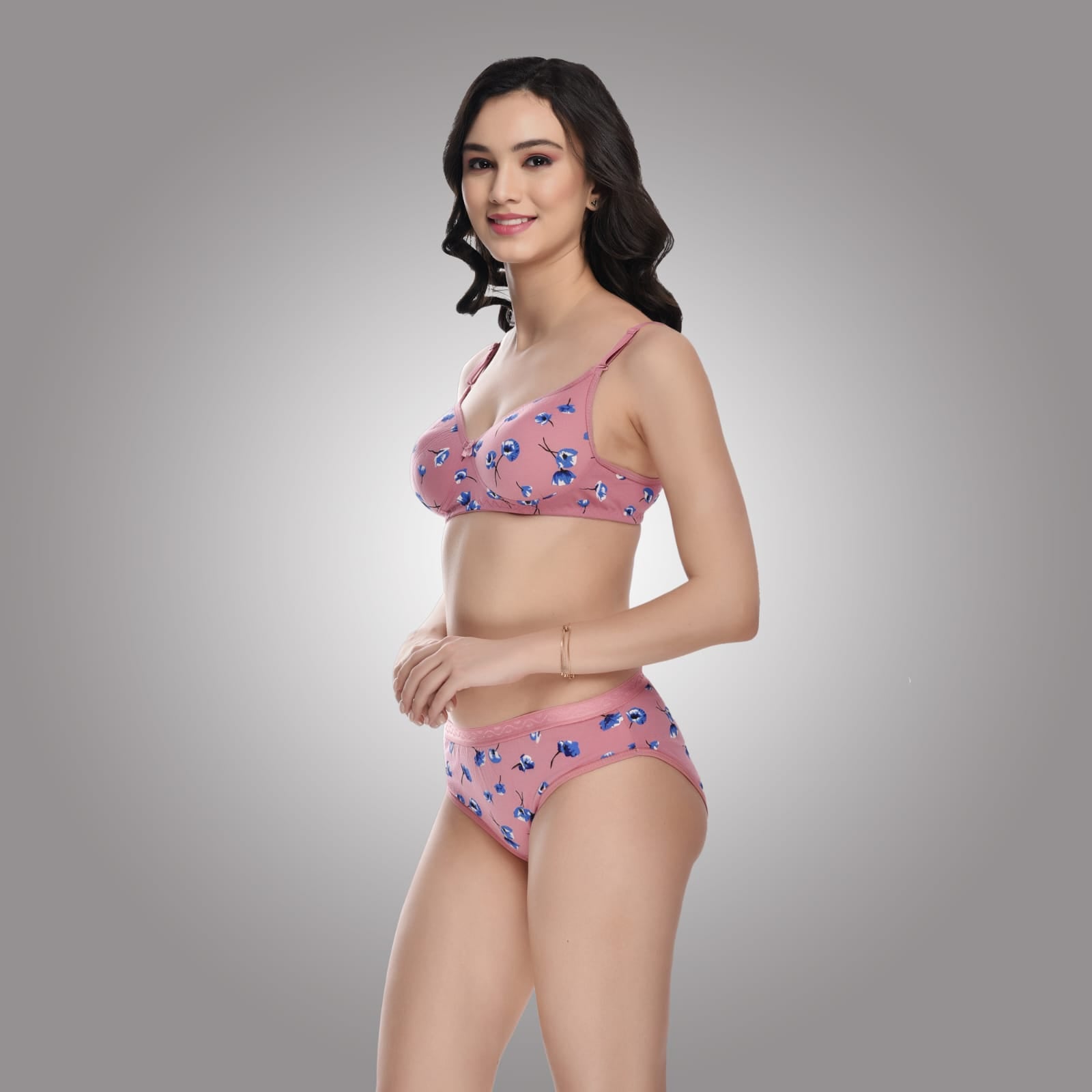 Liamoure Women's Cotton Blend Lightly Padded Wireless T-Shirt Bra
