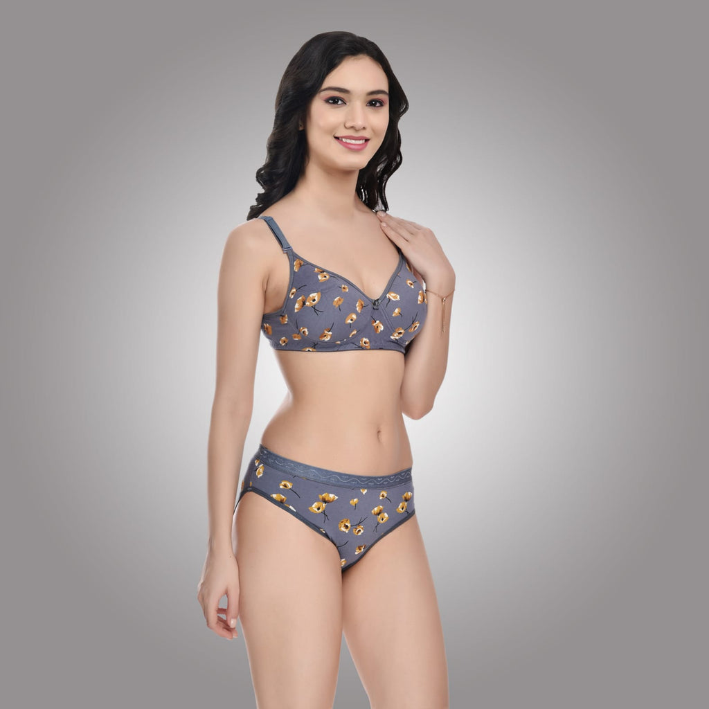 Liamoure Women's Cotton Blend Lightly Padded Wireless T-Shirt Bra
