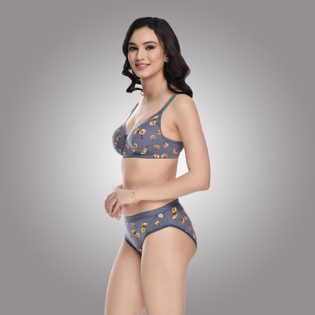 Liamoure Women's Cotton Blend Lightly Padded Wireless T-Shirt Bra