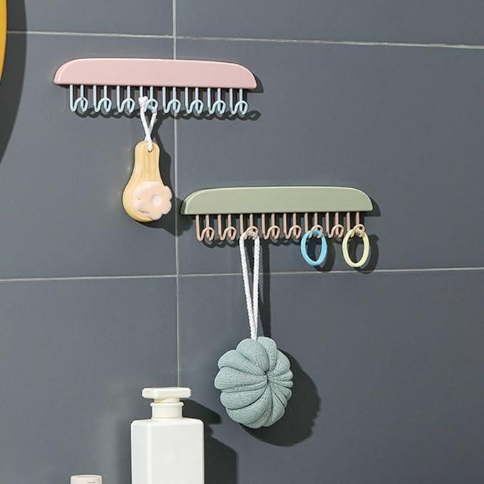 Multifunctional Closet Organizer Hanger with Hooks