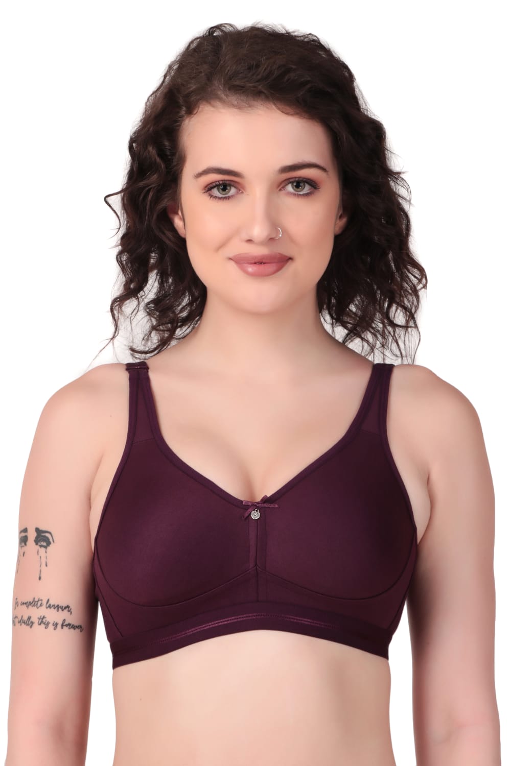 Liamoure  Premium Cotton Full-Coverage Bra | Non-Wired | Non-Padded | Full-Coverage