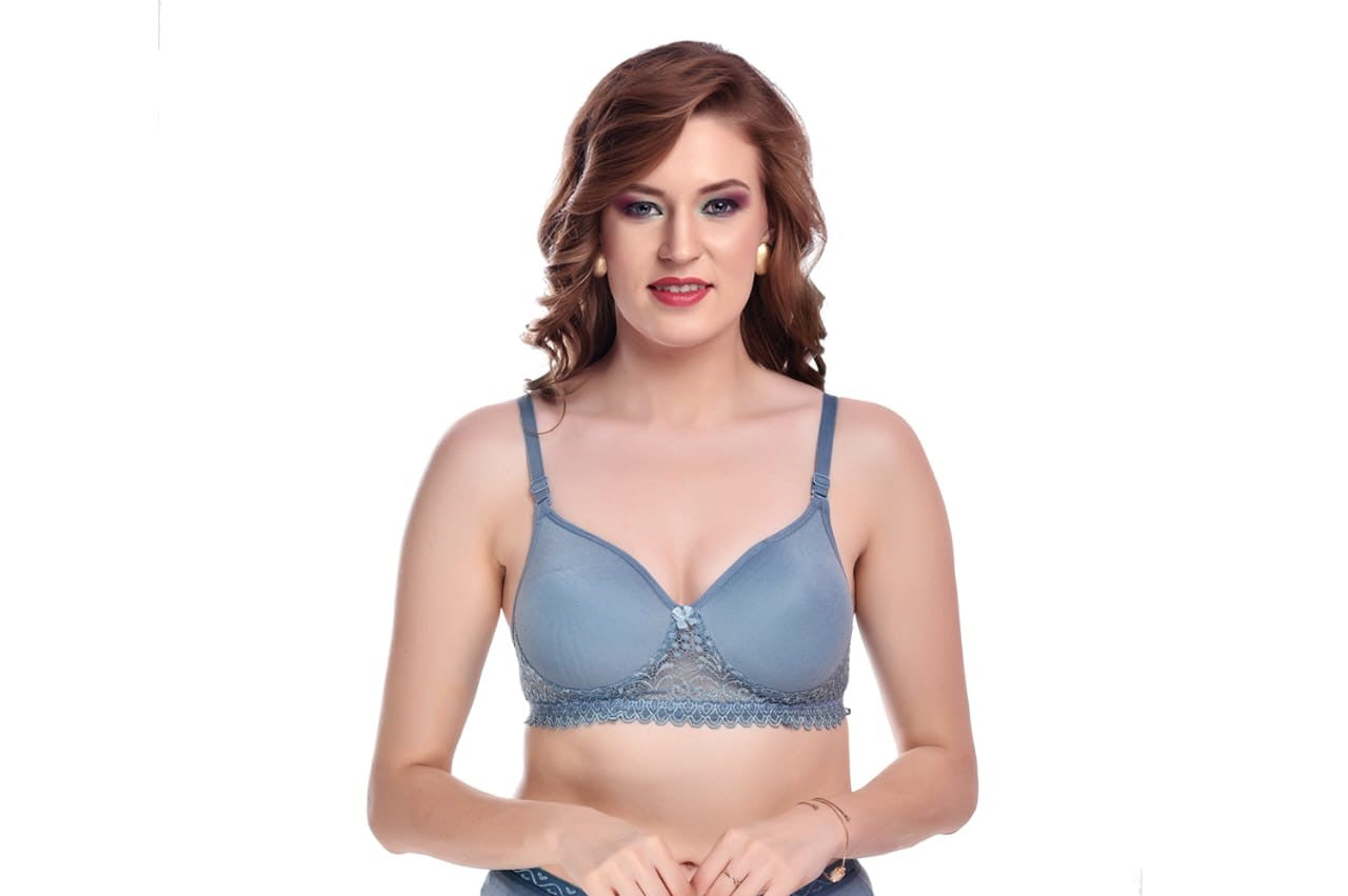 Liamoure Women's Cotton Blend Lightly Padded Wirefree T-Bralette Bra