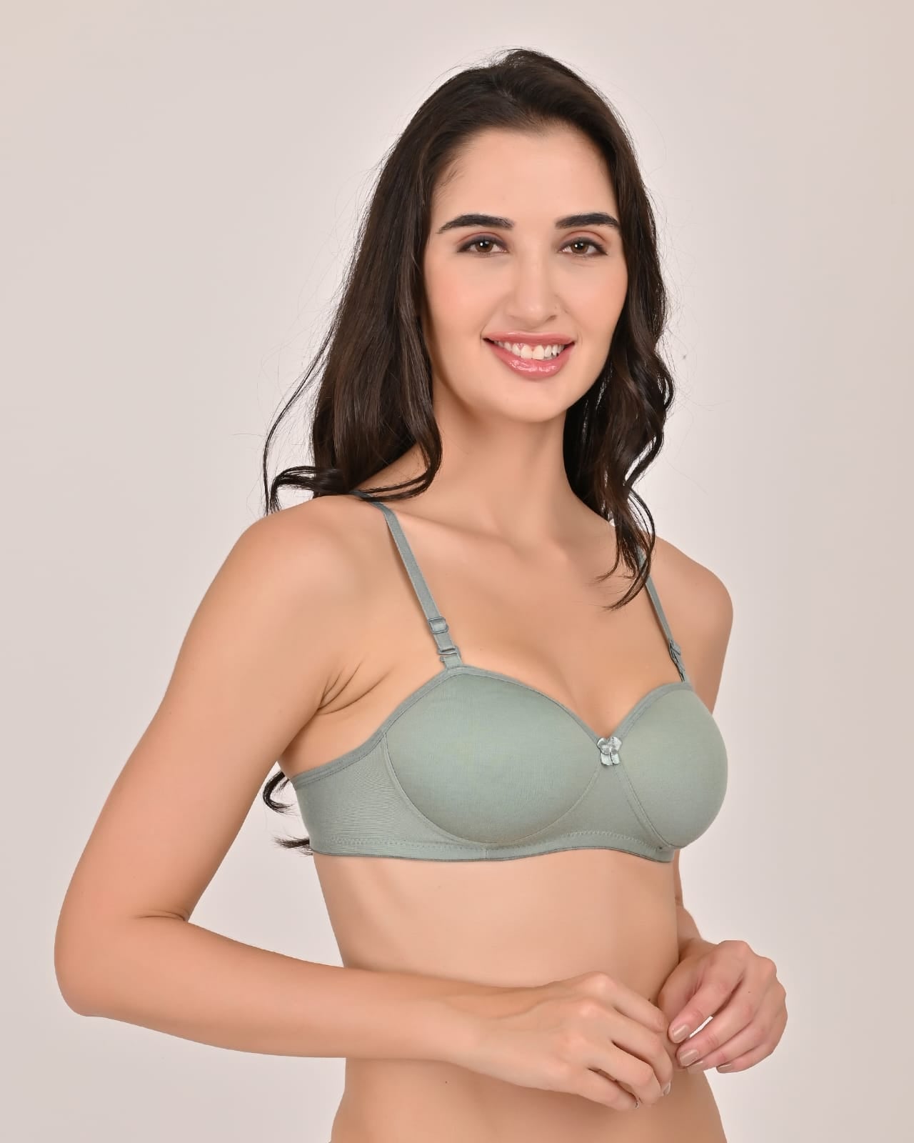 Liamoure Women Balconette Lightly Padded Bra