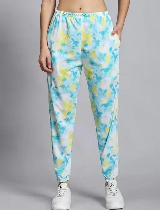 Women’s Casual Tie Dye Print Night Suit Green & White 2